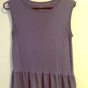 LOFT Peplum Tank Top